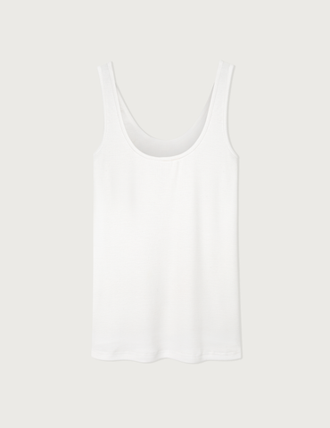 Rib Tank Top · white