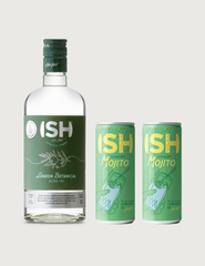 Bezalkoholowy Gin ISH + 2 x Cocktail Mojito