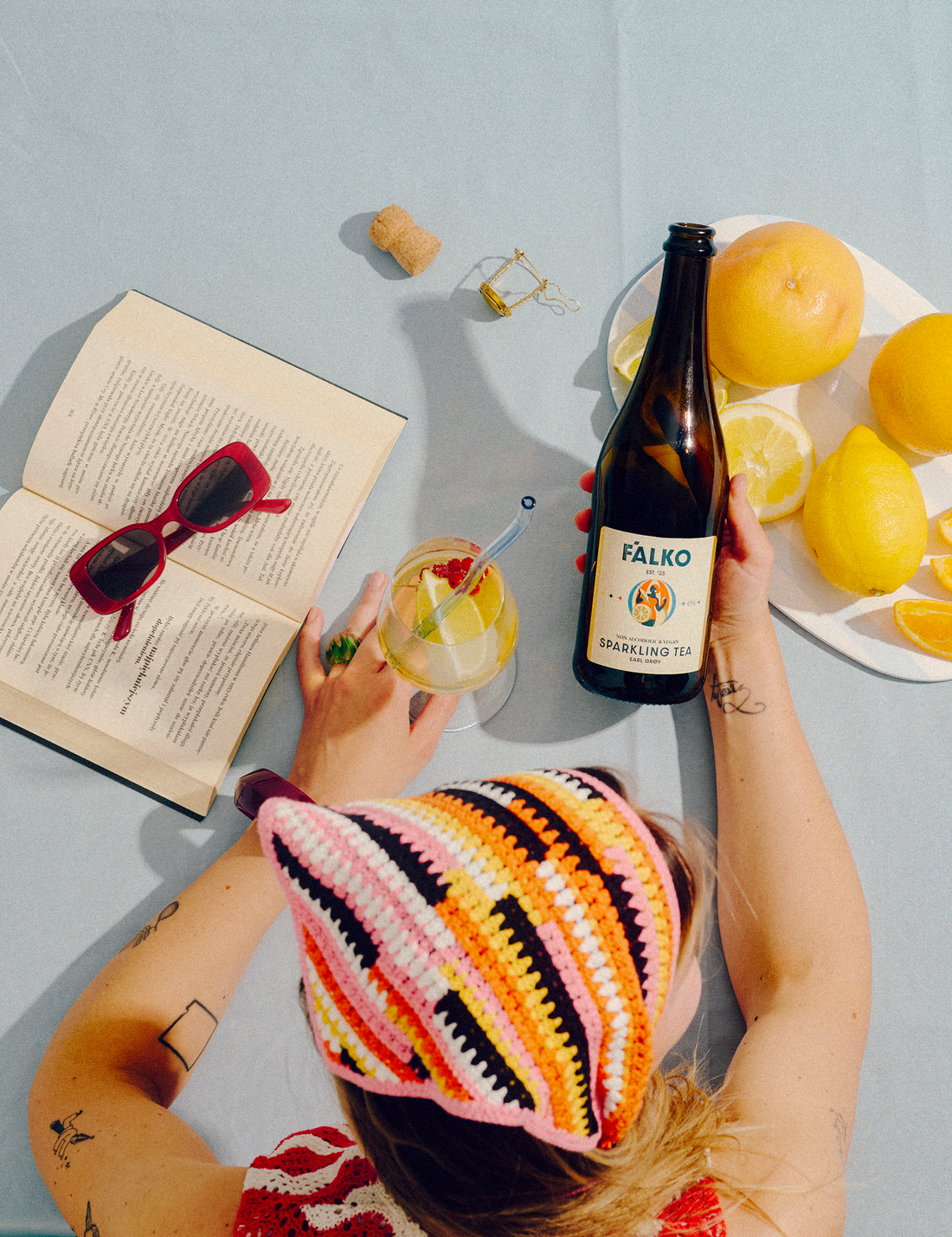 Bezalkoholowe F'ALKO 750 ml · Sparkling Tea 0%