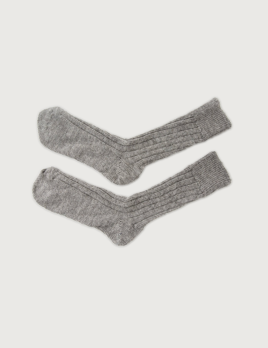 Alpaca Bed Socks · grey