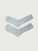 Alpaca Bed Socks · powder blue