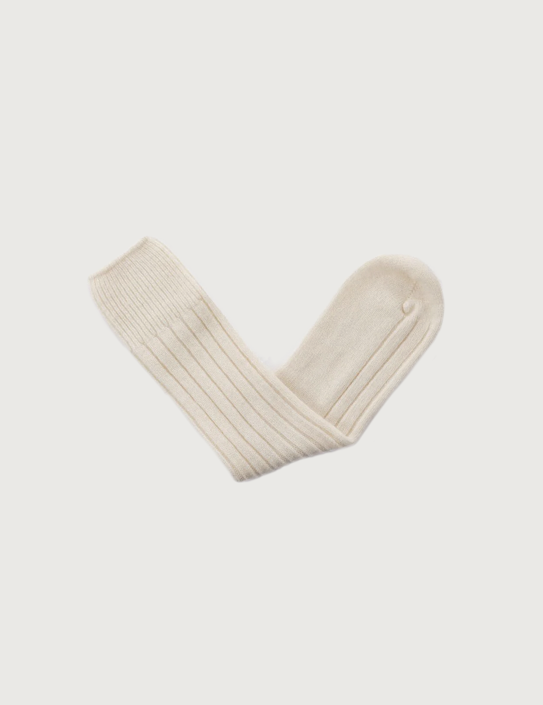 Lambswool Bed Socks · cream